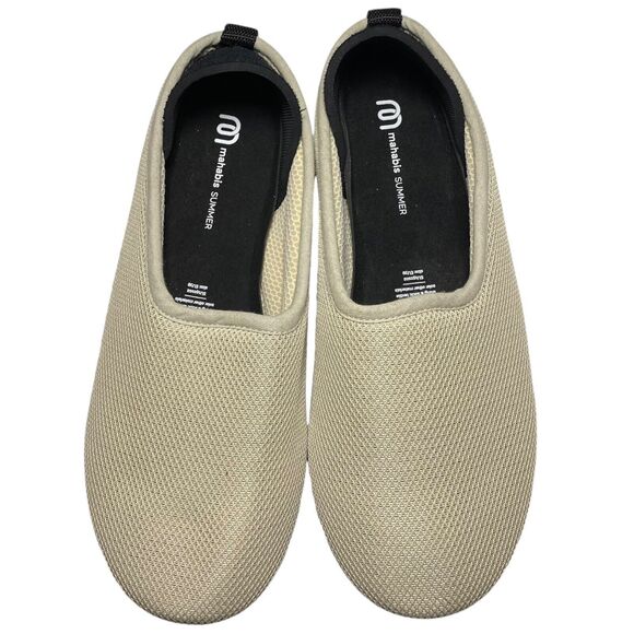 Mahabis Summer Slippers 39 Womens US 8 Slip On Shoes Beige Comfort Loafer Casual - Picture 4 of 16